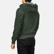 Nintenzo Cazadora Bomber de Cuero para Hombre – Vista alternativa del producto 5