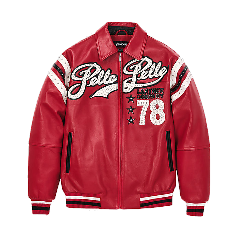 
Varsity Chaqueta de Cuero para Mujer