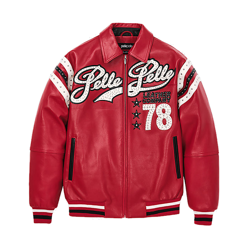 Varsity Chaqueta de Cuero para Mujer