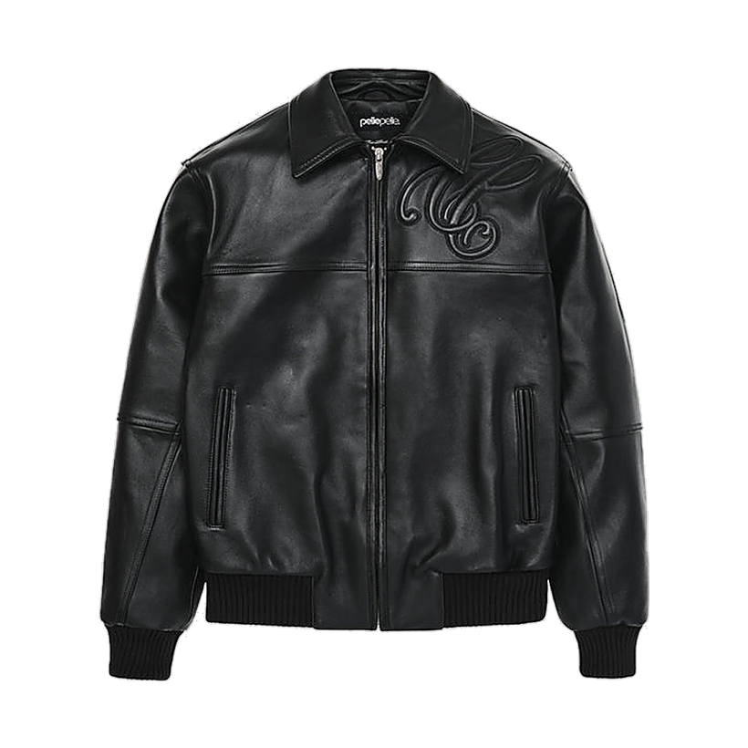 Plush Puff Chaqueta de Cuero para Mujer