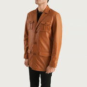 Ray Cutler Chaqueta de Cuero para Hombre – Vista alternativa del producto 2