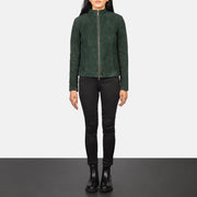 Rumella Chaqueta Biker de Cuero para Mujer – Vista alternativa del producto 3