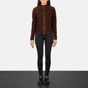 Rumella Chaqueta Biker de Cuero para Mujer – Vista alternativa del producto 3