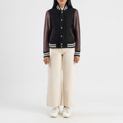 Savant Varsity Chaqueta de Cuero para Mujer – Vista alternativa del producto 3