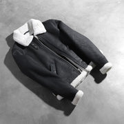 
Sherilyn B-3 Negro Chaqueta Bomber de Cuero para Mujer – alternate product view 7