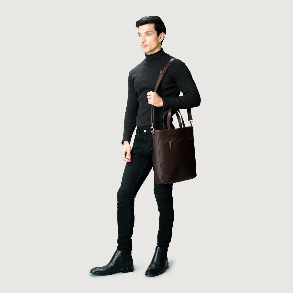 
The Poet Bolso tote de cuero – alternate product view 9