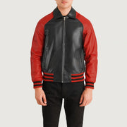 Walton Varsity Chaqueta de Cuero para Hombre – Vista alternativa del producto 4