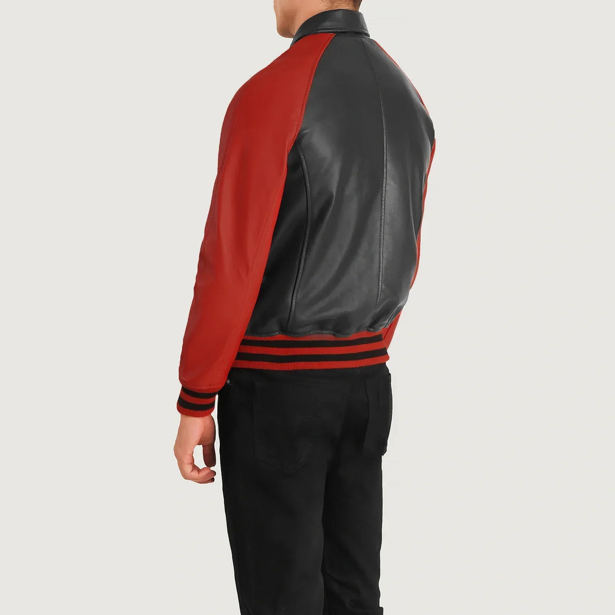 Walton Varsity Chaqueta de Cuero para Hombre – Vista alternativa del producto 5