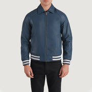 Walton Varsity Chaqueta de Cuero para Hombre – Vista alternativa del producto 1