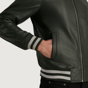 Walton Varsity Chaqueta de Cuero para Hombre – Vista alternativa del producto 6