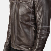 Youngster Chaqueta Biker de Cuero para Hombre – Vista alternativa del producto 6