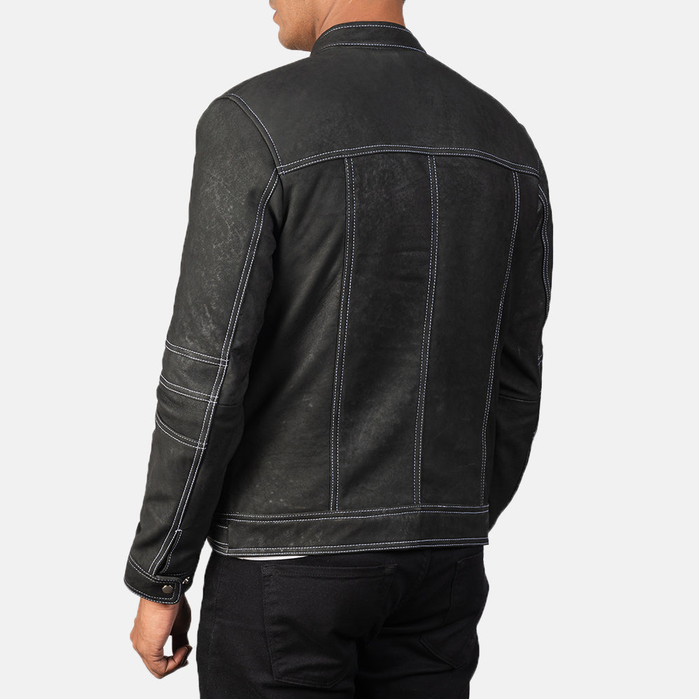 Youngster Chaqueta Biker de Cuero para Hombre – Vista alternativa del producto 5