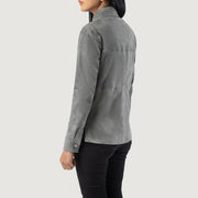 Zenith Shirt Chaqueta de Cuero para Mujer – Vista alternativa del producto 5