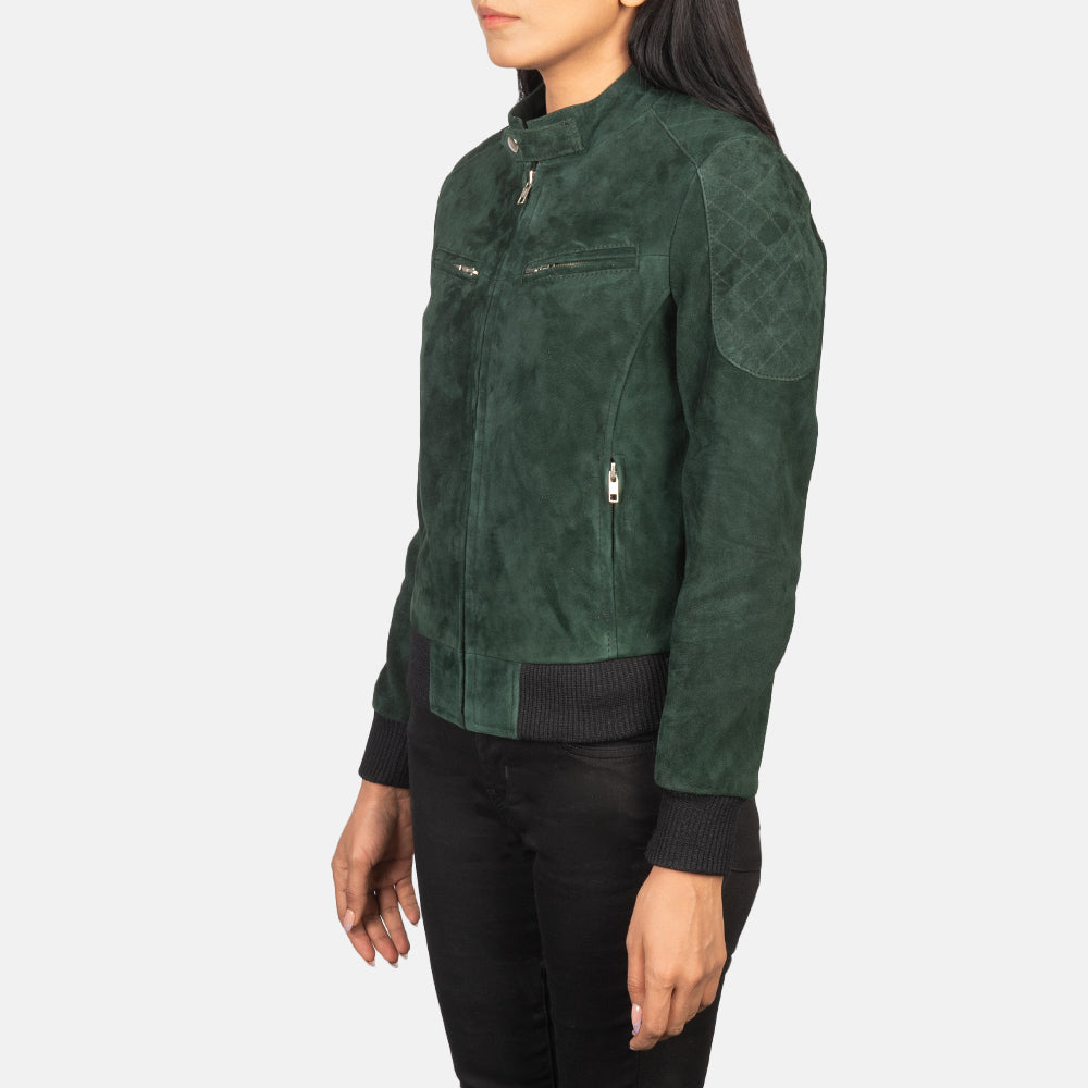 
Zenna Chaqueta Bomber de Cuero para Mujer – alternate product view 2