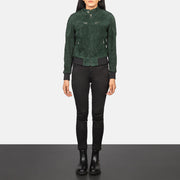 
Zenna Chaqueta Bomber de Cuero para Mujer – alternate product view 3