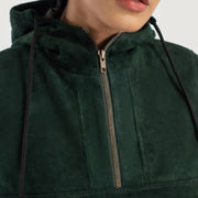 Zest Hooded Pullover Chaqueta de Cuero para Mujer – Vista alternativa del producto 4