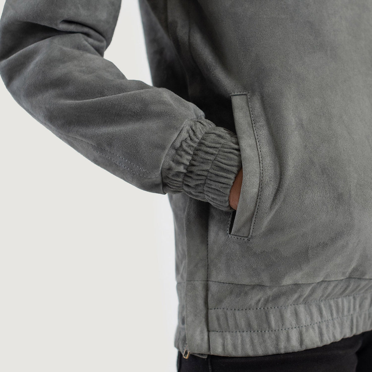 Zest Hooded Pullover Chaqueta de Cuero para Mujer – Vista alternativa del producto 6